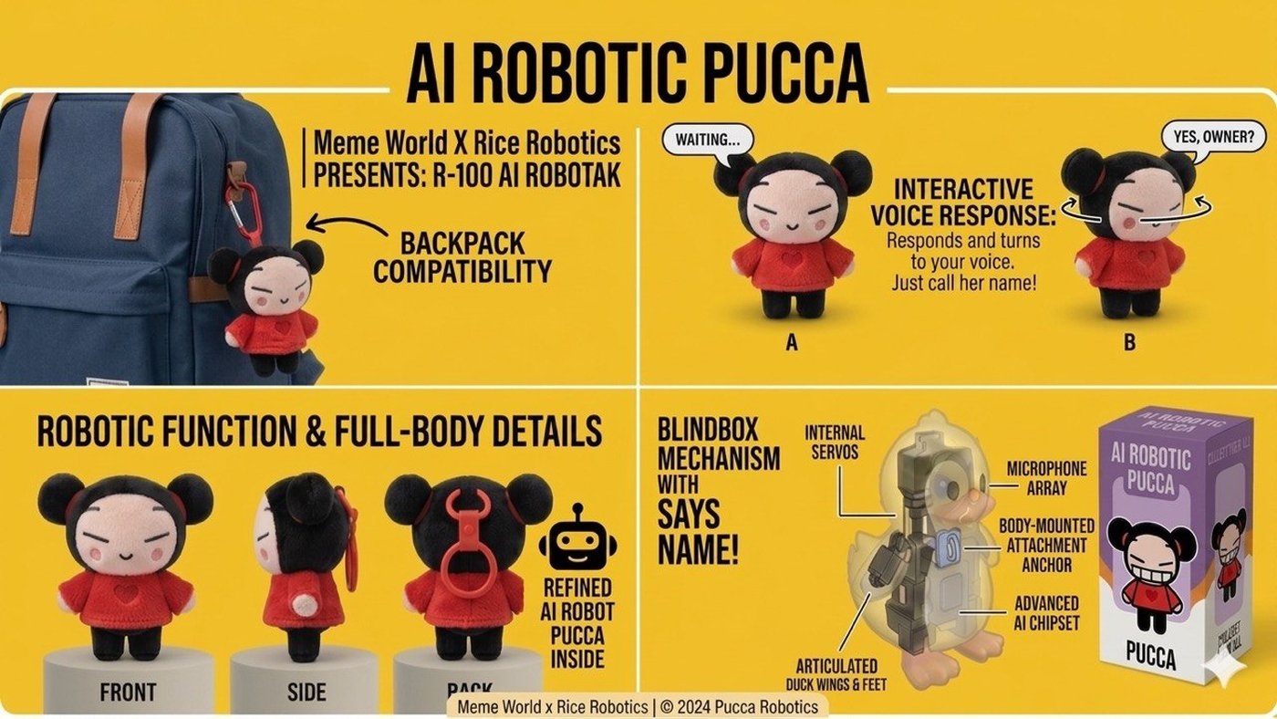 AI Robotic Pucca R-100