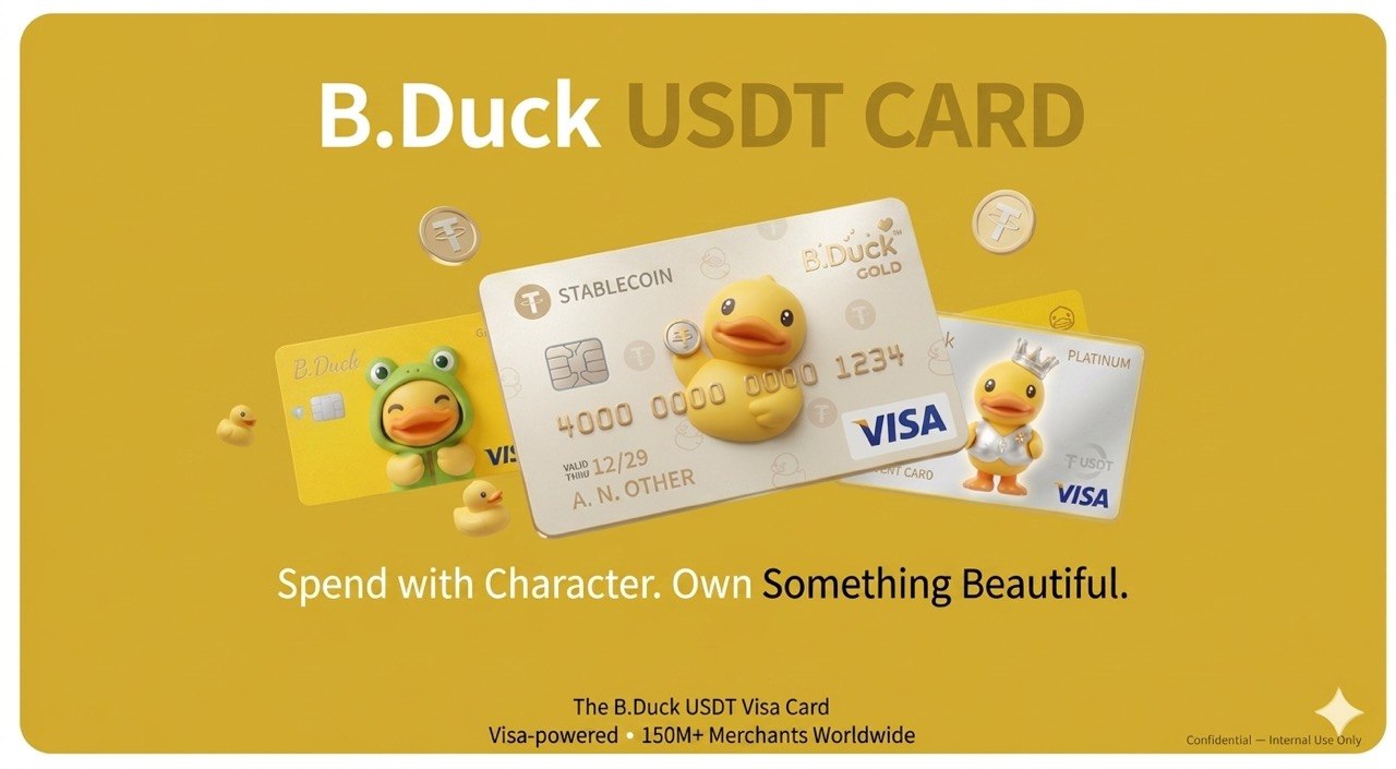 B.Duck Digital USDT Visa Card